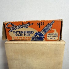 Doering Intensified Spark Plug W Original Box A.l. Dering Mfg. Co. Bayside Ny