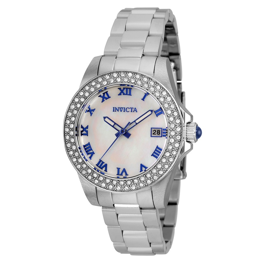 Invicta Angel Mother of Pearl Dial Ladies Watch 36069