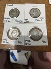 Washington Quarter Lot (4), Pre 65 90% Silver!