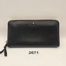 KATE SPADE NEW YORK CONTINENTAL WALLET BLACK