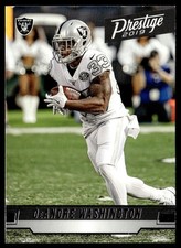 2019 Panini Prestige DeAndre Washington Oakland Raiders #83