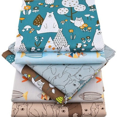 Cartoon Bilder Stoff Druckstoff Baumwolle Handarbeit Patchwork vorgeschnitten