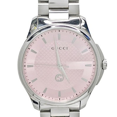 GUCCI G-Timeless 40mm Pink Stainless Steel Quartz Watch From Japan