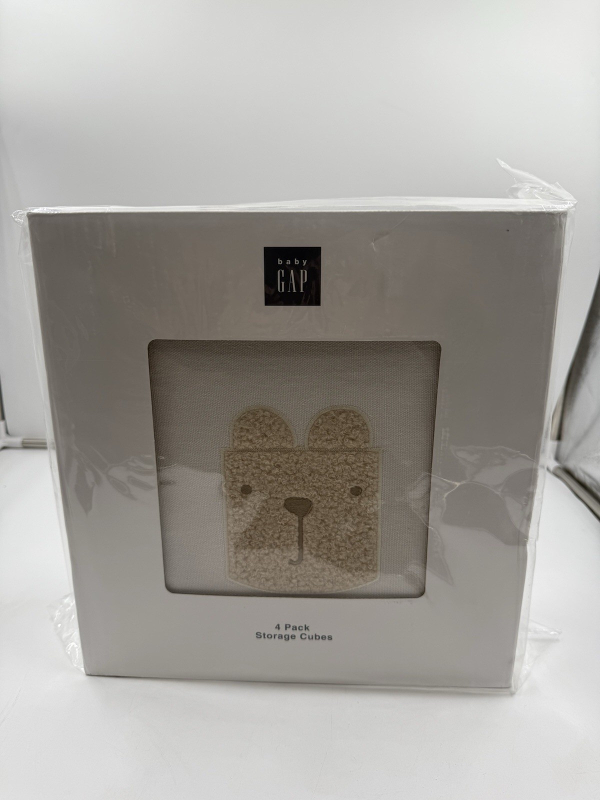 Delta Children Gap Babygap 4 Pack Brannan Bear Fabric Storage Bins With Handles