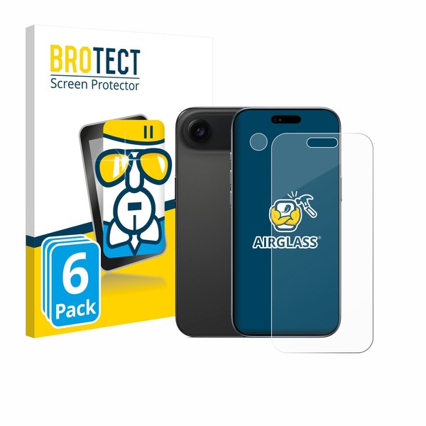 6X Panzerfolie Schutzglas FüR Apple Iphone Air (Display+Kamera) Displayschutz-image