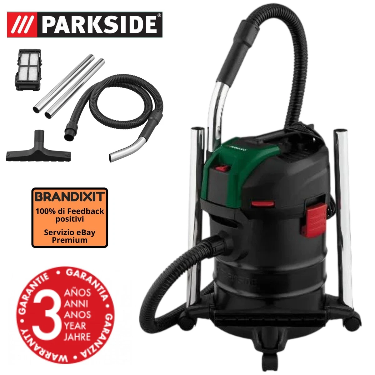 MisterVac 10 Sacchetti Per Aspirapolvere Compatibili Con Thomas Hobby Vac 1000 – Carta Speciale Multistrato, Alto Potere Filtrante, Facile Chiusura