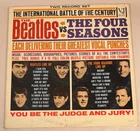 The Beatles VS The Four Seasons DBL Record VG+/VG, Vee-Jay Records