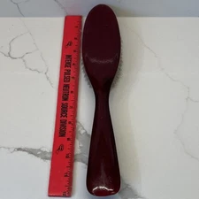 Vintage 12” Clothes Valet Lint Brush Shoe Horn Wood Handle West Germany Shoehorn