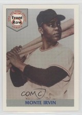 1992 Front Row The All-Time Great Series Monte Irvin Monte Irvin #1 HOF c7w