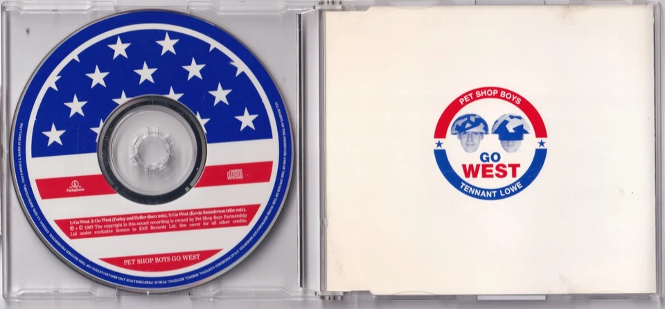 PET SHOP BOYS - MAXI CD - TENNANT LOVE - GO WEST+GO WEST DISCO+TRIBE-MIX - MINT - Bild 1 von 1