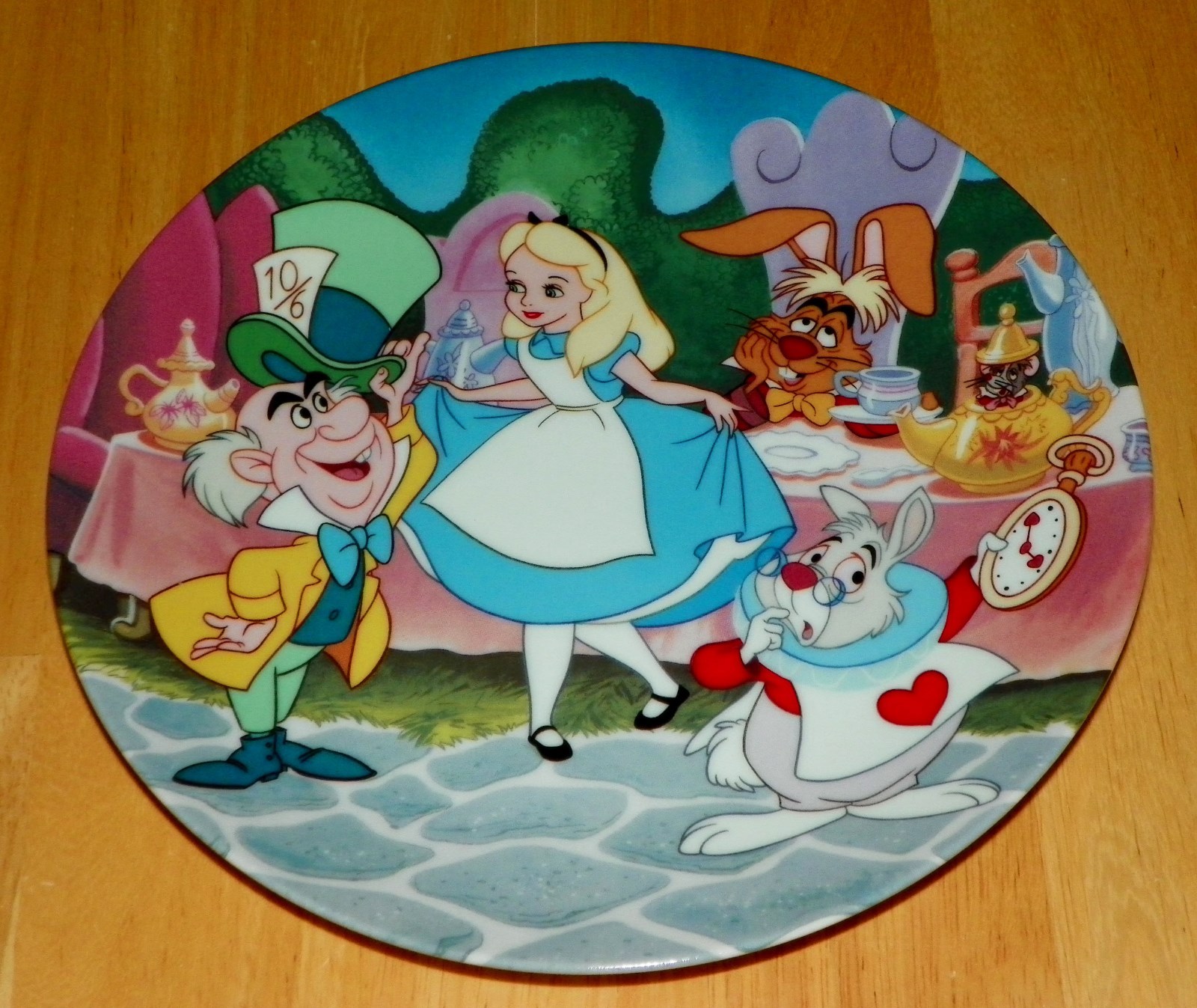 Disney Collector Plate Alice in Wonderland Treasured Moments Coll 92 ...