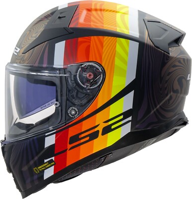 LS2 FF811 Vector II Freedom Motorradhelm Gr. XS - Black Chameleon Sonnenblende