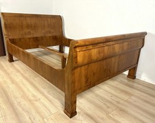 Elegantes Biedermeier Bett aus Kirschbaum- Maßanfertigung von Retroles