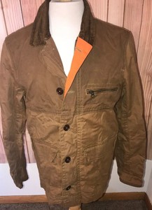 American Eagle Ae Para Hombre Chaqueta De Cera De Lona Algodon