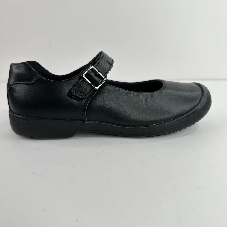 Stride Rite Sr Ainsley Black Leather Mary Jane Shoes Big Girl Size 4M - Image 2 of 4