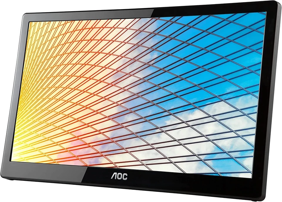 AOC E1659FWU 15.6 Inch Portable Monitor FHD 1366x768 60Hz USB 3.0 - Image 3 of 4