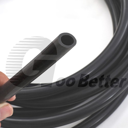 Black Food Grade Silicone Tube Hose Vacuum Tubing Pipe Soft Rubber ID 0.5-25mm - Picture 3 of 17