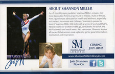 Autogramm - Shannon Miller (Turnen) - Olympia