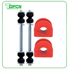 4x Front Sway Bar & Bushing Kit For 1999-2006 Silverado 1500 2500 3500 GMC Savan