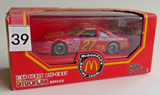 Racing Champions 1:43 Scale McDONALD'S TEAM STOCK CAR REPLICA Diecast NASCAR