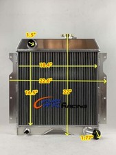 Aluminum Radiator For Jeep Willys 3.7l 6-22 Utility Wagon Truck Mt 1954-1964