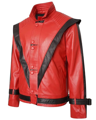 Michael Jackson Thriller Red Leather Jacket | Iconic 80s Cosplay