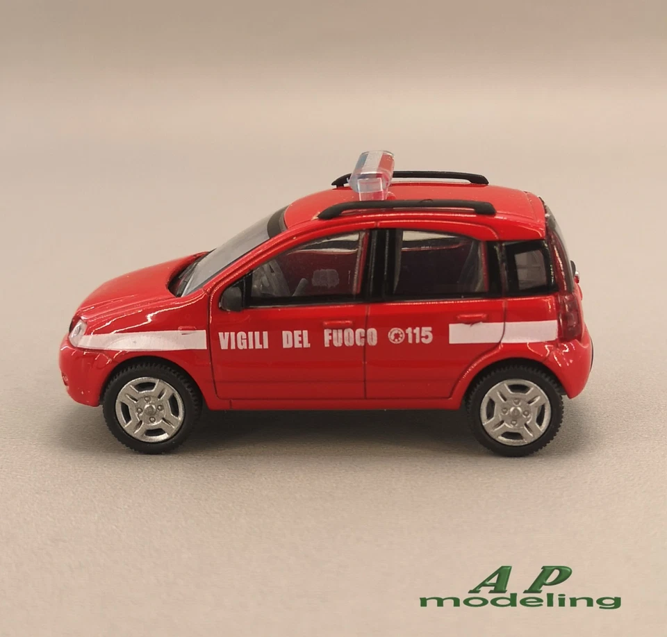 modellino auto 1/43 fiat panda vigili del fuoco pompieri modellini new ray - Immagine 4 di 4