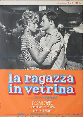FOTOBUSTA 3, LA RAGAZZA IN VETRINA, EMMER, PASOLINI, VLADY, NOEL,VENTURA,AFFICHE