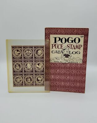 Walt Kelly, Disney Animator / Pogo Puce Stamp Catalog 1st Edition 1963