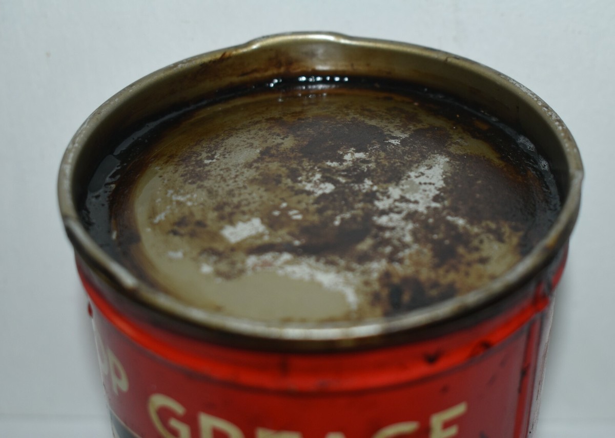 VINTAGE CO-OP #1 1LB Grease Gas Oil Advertising Tin Can | eBay