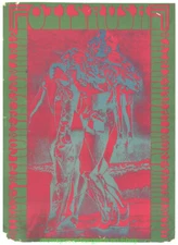 OTIS RUSH POSTER FILLMORE 1967 ORIG! CHICAGO BLUESMAN 14x20 Inch ON LINEN