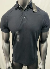 New Armani Exchange Mens Polo  With High-Shine Logo Tape