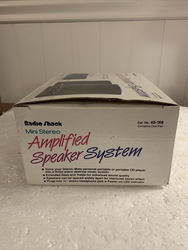 Vintage 1980's Radio Shack Amplified Speaker System 40-168 READ FAST SHIPPING - Picture 5 of 5