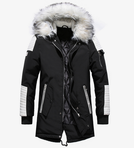Men's Hooded And Thickened Warm-Keeping Cotton Coat main image 1