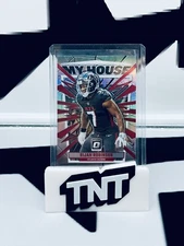Bijan Robinson 2023 Panini Donruss Optic Rookie My House Silver Holo Prizm