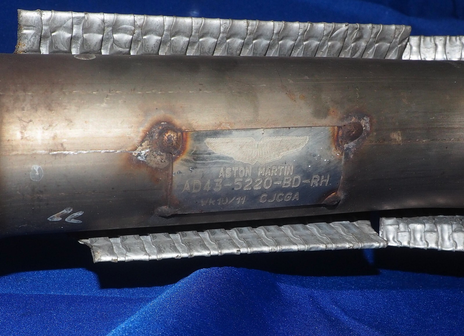 2010-2020 Aston Martin Rapide Right Exhaust Intermediate Pipe Heat Shield OEM
