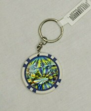 NEW Las Vegas 5000 Poker Chip Key Ring Keychain