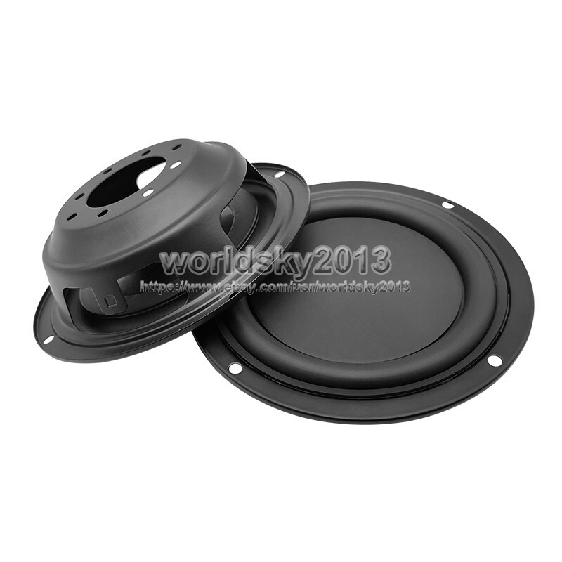 2pcs inch 115mm Square Woofer Speaker Passive Radiator
