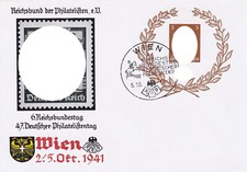 DR P 306 - Philatelistentag Wien, mit passendem Sonderstempel