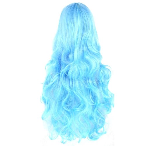 Ladies Cosplay Fashion Long Hair Anime Full Wavy Party Synthetic Wig - 80cm - Picture 52 of 58