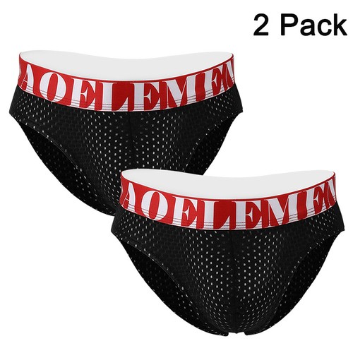 Mens Sexy Briefs Summer Mesh Comfort Soft Waistband Casual Underpants Underwear - Picture 23 of 26