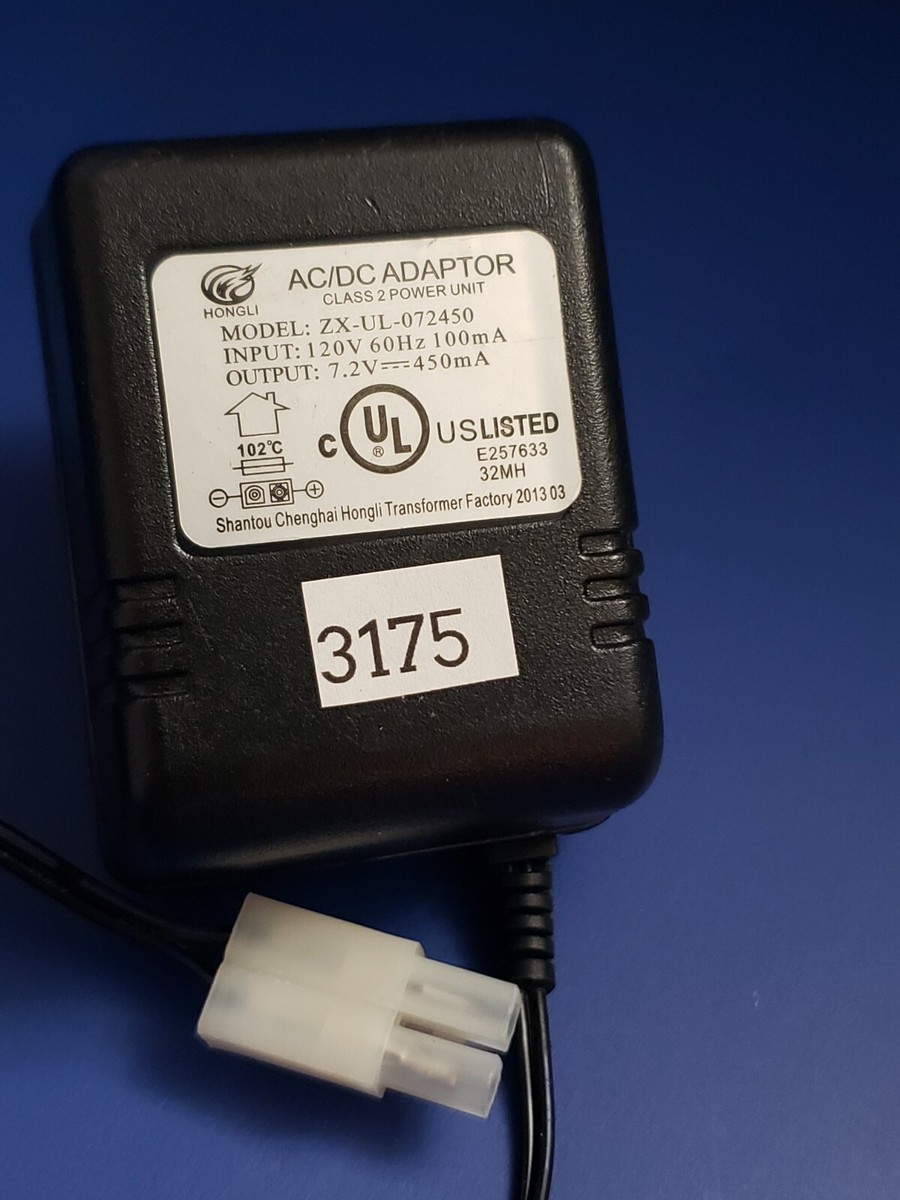 HONGLI AC Adapter ZX-UL-072450 7.2V 450mA | eBay