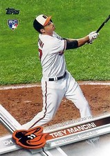 2017 Topps Update #US227 Trey Mancini Baltimore Orioles Rookie Card RC