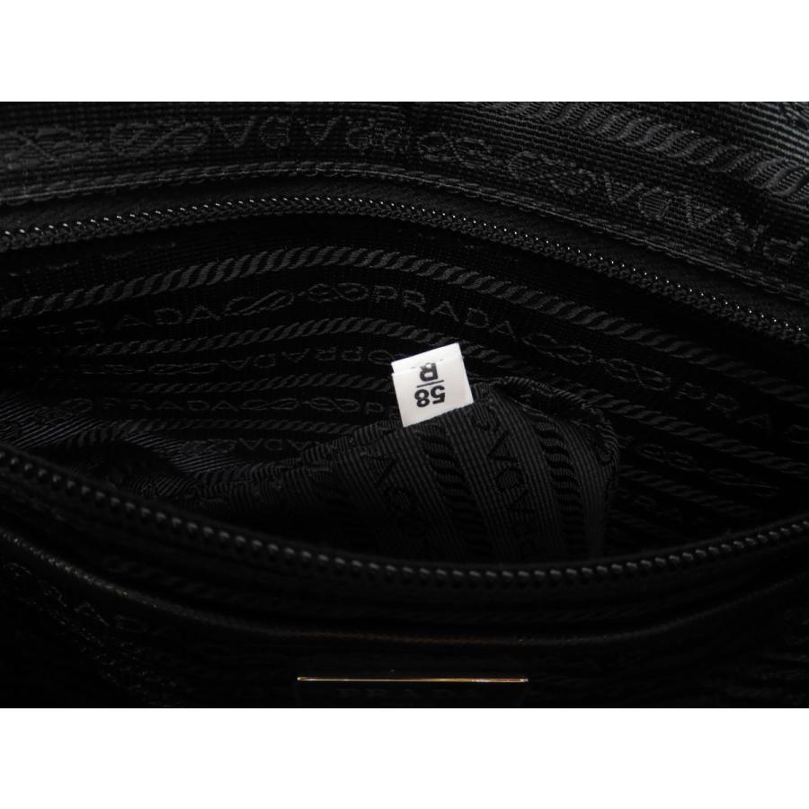 Prada tote bag saffiano nylon black shoulder bag TopHandle Bag Men's