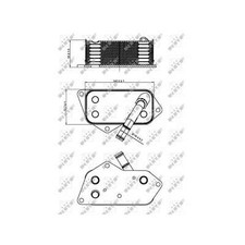 Genuine NRF Engine Oil Cooler - 31277