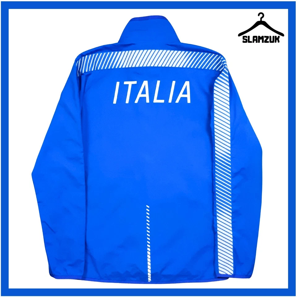 Italy Athletics Jacket Asics Small Italia Kit Track Top Giacca 2019 2020 FC9 - Image 3 of 4