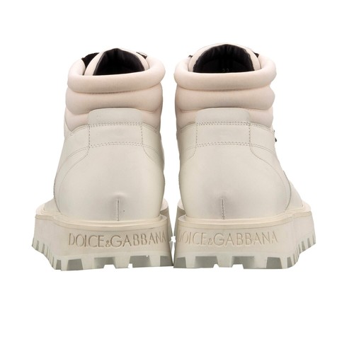 DOLCE & GABBANA Logo Krone Hiking Stiefeletten Boots Schuhe Stiefel Weiß 43 9 - Bild 5 von 6