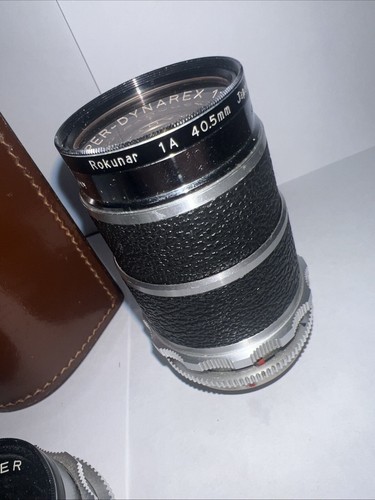 Voigtländer Skoparex 1:3,4/35mm & Voigtländer Super Dynarex 1:4/135mm Objektive. - Bild 10 von 12