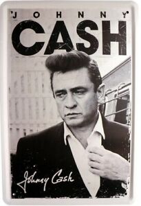 Blechschild x30 Johnny Cash Autogramm Usa Country Sanger Bar Kneipe Sammler Ebay