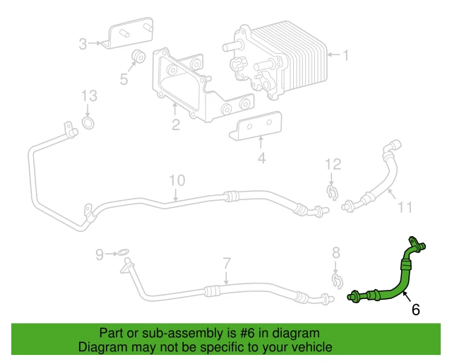 Mercedes Benz Genuine G63 AMG G65 AMG G550 4X4 2013-2018 Feed Line  